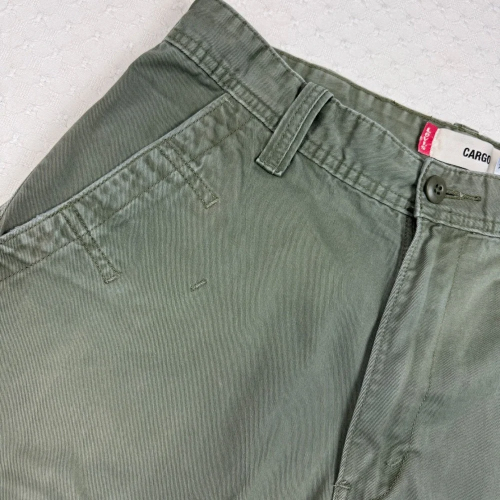Levis Cargo Pants Utility Gorpcore Men 32x32 (fit 32x30) Green Military Y2K Work